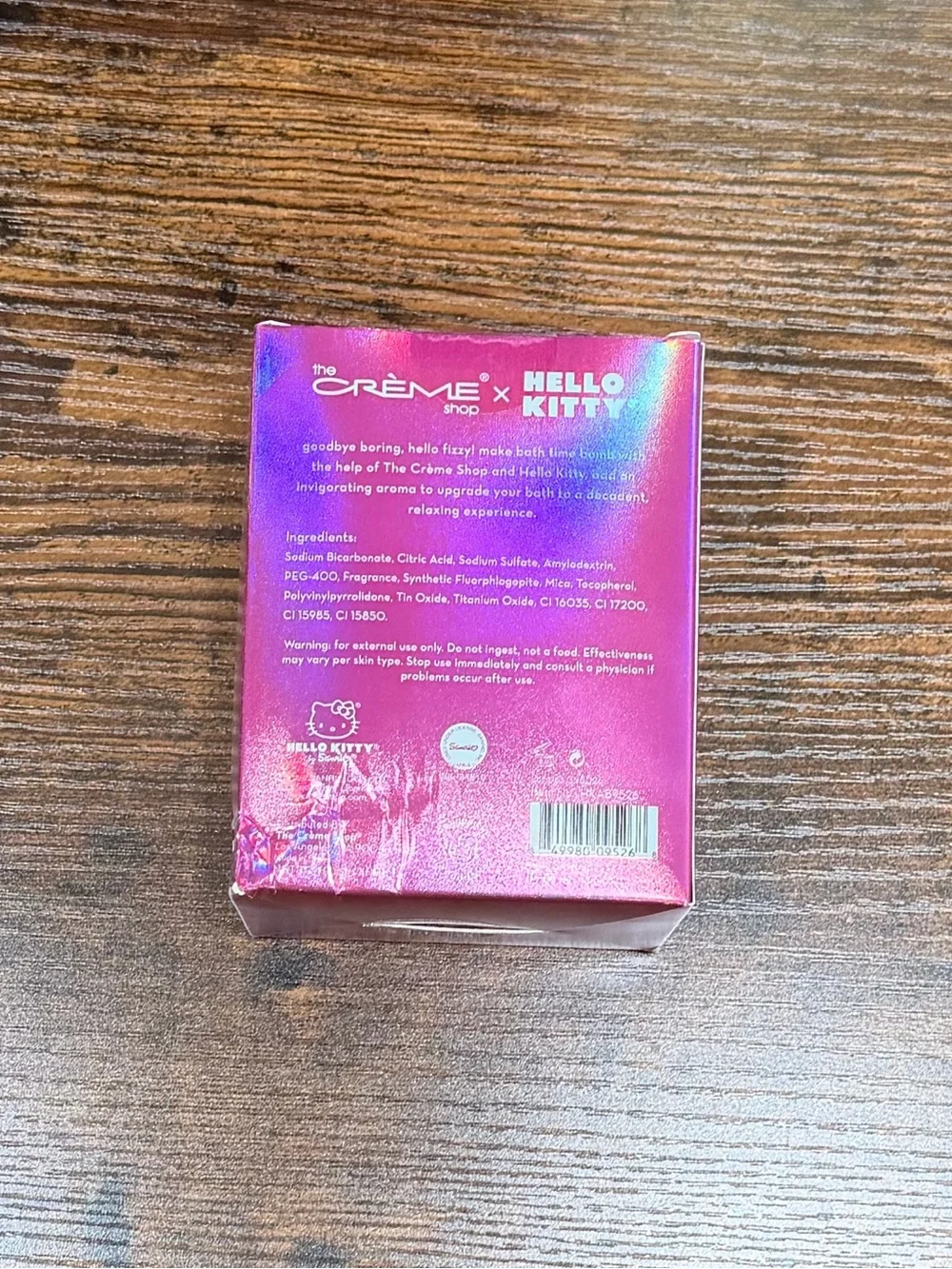 The Crème Shop Hello Kitty Pink Aromatherapy Bath Bomb by The Crème Shop